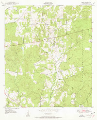 preview thumbnail of historical topo map of Houston County, TX in 1951