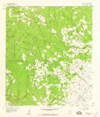 preview thumbnail of historical topo map of Colorado County, TX in 1958