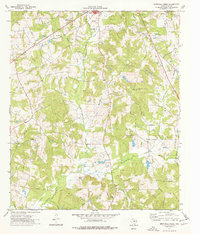 Download a high-resolution, GPS-compatible USGS topo map for Berryhill Creek, TX (1977 edition)