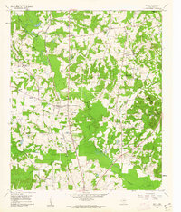 1960 Map of Bettie, 1962 Print