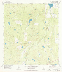 preview thumbnail of historical topo map of Webb County, TX in 1974