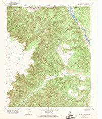 1965 Map of Big Betty Reservoir, 1967 Print