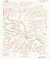 Download a high-resolution, GPS-compatible USGS topo map for Big Canyon Ranch NW, TX (1972 edition)