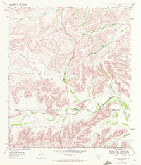 Download a high-resolution, GPS-compatible USGS topo map for Big Canyon Ranch SW, TX (1972 edition)