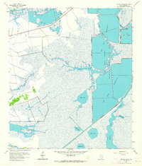 Download a high-resolution, GPS-compatible USGS topo map for Big Hill Bayou, TX (1964 edition)