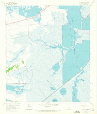 Download a high-resolution, GPS-compatible USGS topo map for Big Hill Bayou, TX (1971 edition)