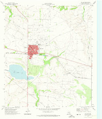 preview thumbnail of historical topo map of Big Lake, TX in 1971
