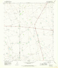 1966 Map of Andrews County, TX, 1968 Print