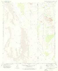 Download a high-resolution, GPS-compatible USGS topo map for Bitter Well Mountain NW, TX (1976 edition)