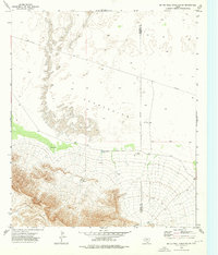 Download a high-resolution, GPS-compatible USGS topo map for Bitter Well Mountain SW, TX (1976 edition)