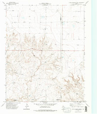Download a high-resolution, GPS-compatible USGS topo map for Bivins Channing Ranch, TX (1974 edition)