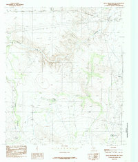 Download a high-resolution, GPS-compatible USGS topo map for Black Mountains NW, TX (1985 edition)