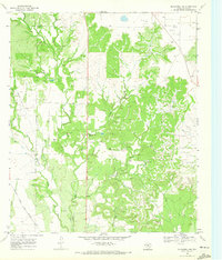 Download a high-resolution, GPS-compatible USGS topo map for Blackwell NE, TX (1972 edition)