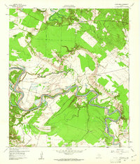 Download a high-resolution, GPS-compatible USGS topo map for Blanchard, TX (1961 edition)