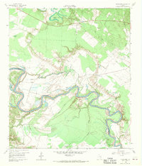 Download a high-resolution, GPS-compatible USGS topo map for Blanchard, TX (1969 edition)