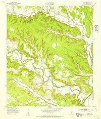 Download a high-resolution, GPS-compatible USGS topo map for Bland, TX (1953 edition)