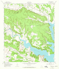 Download a high-resolution, GPS-compatible USGS topo map for Bland, TX (1974 edition)