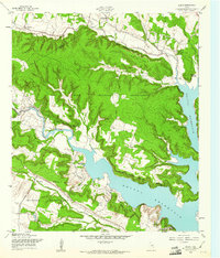 Download a high-resolution, GPS-compatible USGS topo map for Bland, TX (1961 edition)