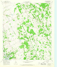 Download a high-resolution, GPS-compatible USGS topo map for Blanton, TX (1968 edition)