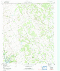 Download a high-resolution, GPS-compatible USGS topo map for Blanton, TX (1991 edition)