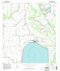 preview thumbnail of historical topo map of Matagorda County, TX in 1995