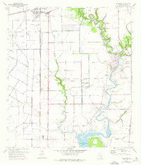 Download a high-resolution, GPS-compatible USGS topo map for Blessing, TX (1976 edition)