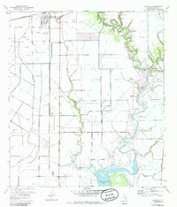 Download a high-resolution, GPS-compatible USGS topo map for Blessing, TX (1985 edition)