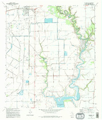 Download a high-resolution, GPS-compatible USGS topo map for Blessing, TX (1995 edition)