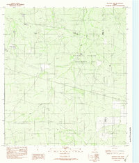 preview thumbnail of historical topo map of Dimmit County, TX in 1982