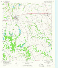 Download a high-resolution, GPS-compatible USGS topo map for Blooming Grove, TX (1967 edition)