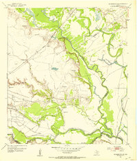 1952 Map of Bloomington SW, 1953 Print