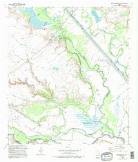 preview thumbnail of historical topo map of Victoria County, TX in 1995