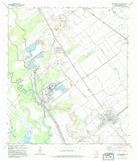 Download a high-resolution, GPS-compatible USGS topo map for Bloomington, TX (1995 edition)
