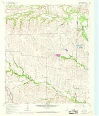 Download a high-resolution, GPS-compatible USGS topo map for Bluett, TX (1969 edition)