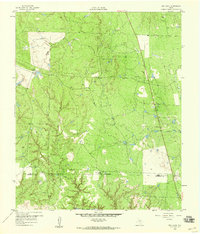 Download a high-resolution, GPS-compatible USGS topo map for Bob Creek, TX (1960 edition)