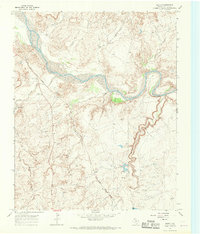preview thumbnail of historical topo map of Potter County, TX in 1966