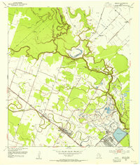 Download a high-resolution, GPS-compatible USGS topo map for Boling, TX (1955 edition)