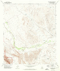 Download a high-resolution, GPS-compatible USGS topo map for Bone Spring NE, TX (1974 edition)