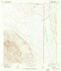 Download a high-resolution, GPS-compatible USGS topo map for Bone Spring, TX (1974 edition)