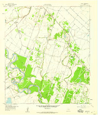 preview thumbnail of historical topo map of Wharton County, TX in 1959