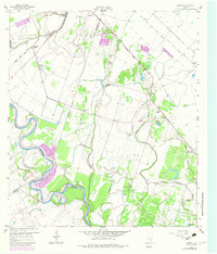 Download a high-resolution, GPS-compatible USGS topo map for Bonus, TX (1983 edition)