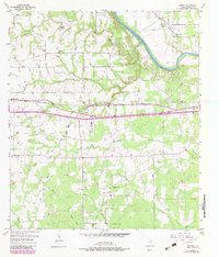 preview thumbnail of historical topo map of Colorado County, TX in 1957