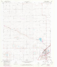 Download a high-resolution, GPS-compatible USGS topo map for Bovina, TX (1981 edition)