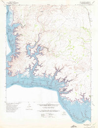 Download a high-resolution, GPS-compatible USGS topo map for Box Canyon, TX (1975 edition)