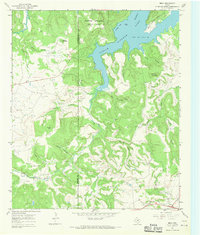 preview thumbnail of historical topo map of Palo Pinto County, TX in 1967