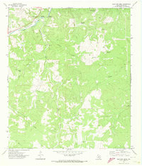 Download a high-resolution, GPS-compatible USGS topo map for Bradford Creek, TX (1973 edition)