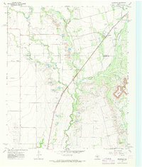 Download a high-resolution, GPS-compatible USGS topo map for Bradshaw, TX (1971 edition)