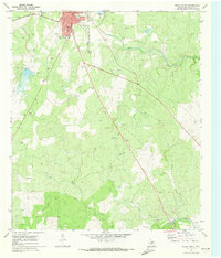 preview thumbnail of historical topo map of McCulloch County, TX in 1970