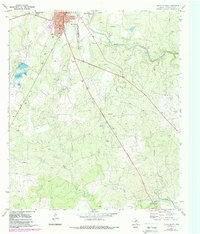 Download a high-resolution, GPS-compatible USGS topo map for Brady South, TX (1988 edition)