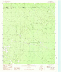 Download a high-resolution, GPS-compatible USGS topo map for Bragg, TX (1985 edition)